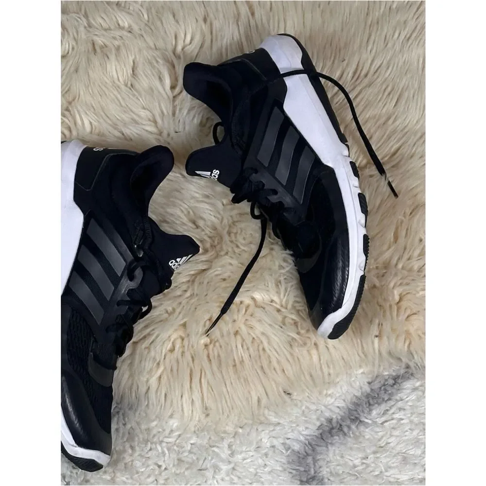 adidas Black and White Men's Athletic Running Shoes
